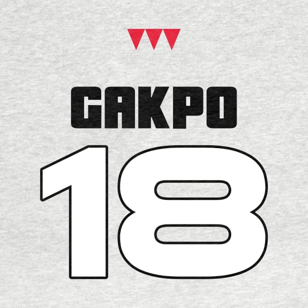 Liverpool Gakpo 18 by CazzApparel